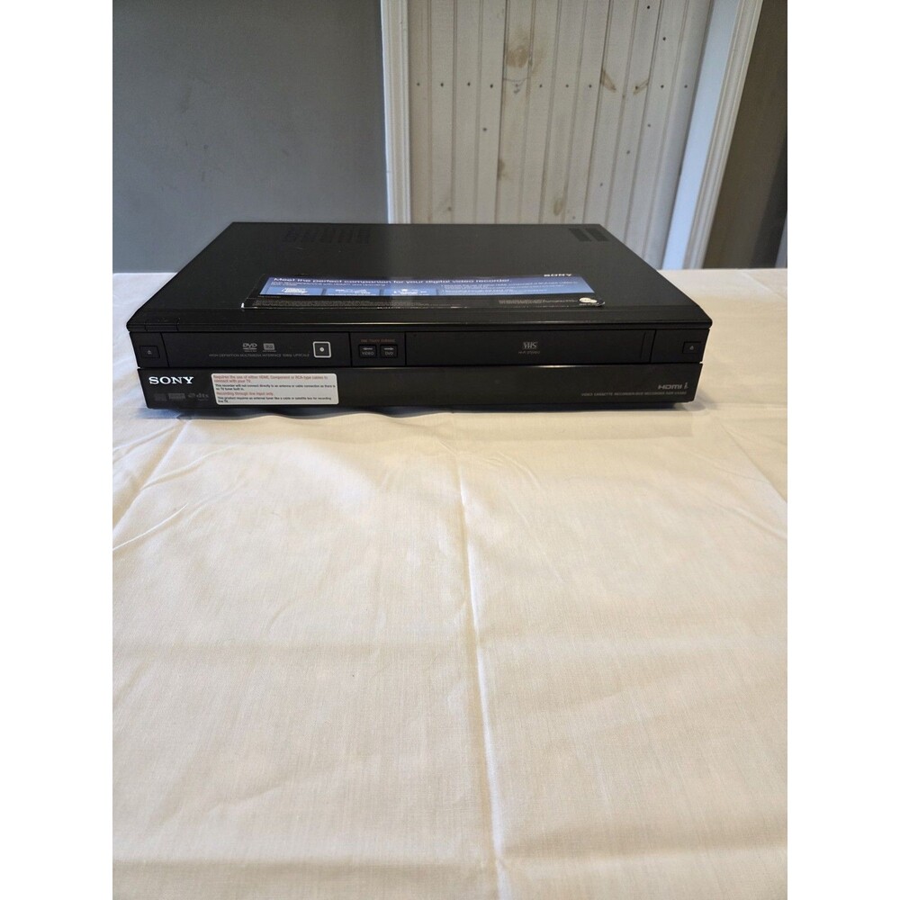 Sony RDR-VX560  VCR-DVD Combo Recorder Player  HDMI 4-Head VCR no remote .tested